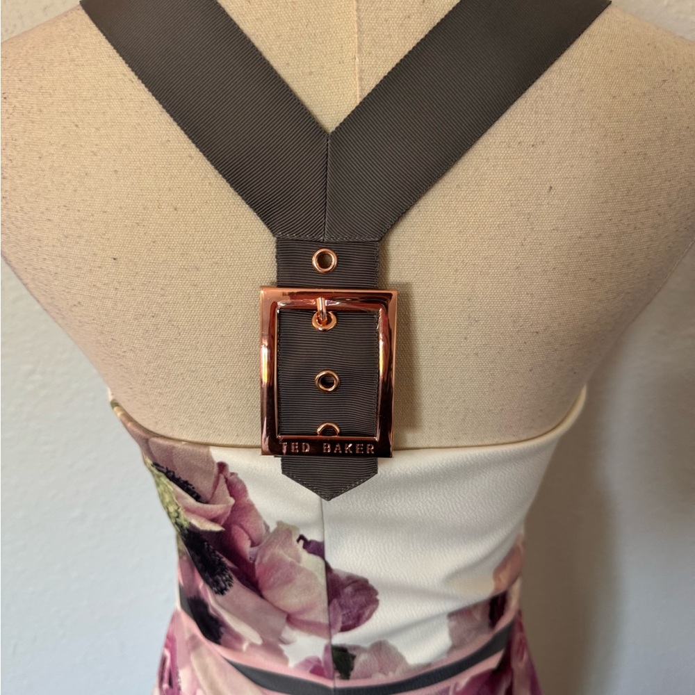 NWT Ted Baker Nanina Neapolitan Print Floral Sheath Dress size 4 - Picture 8 of 17